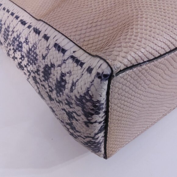 Snakeskin Print Coach Bag - Picture 4 of 14